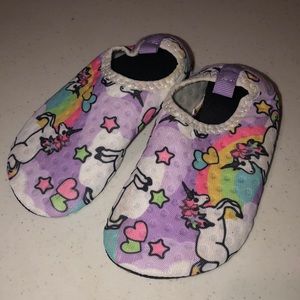Girls Size 26/27 (9/10) Unicorn Water Shoes